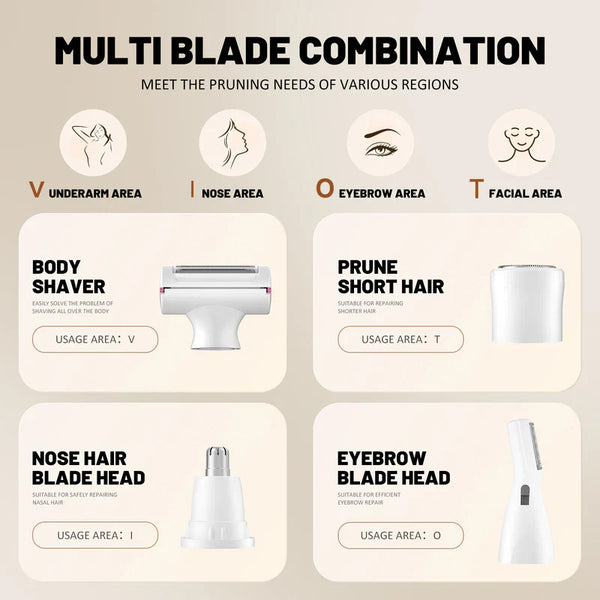 4-In-1 Lady Shaver